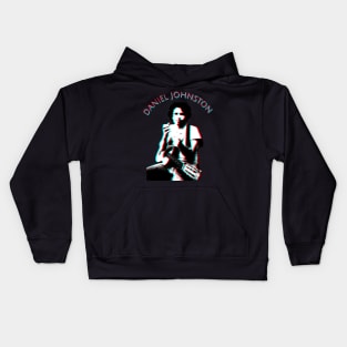 Daniel Johnston guitar Kids Hoodie